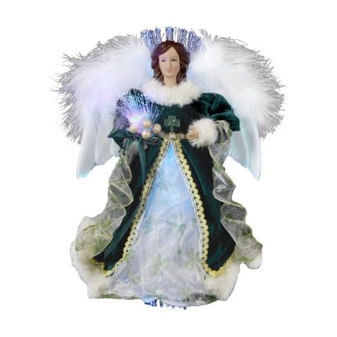 Kurt Adler 12-Inch Irish Angel Treetop Cover