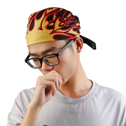 Cycling Headband Stretchable Skull Pattern Skeleton Headwear- Color8-image-28