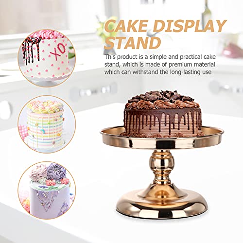 Doitool Gold Cake Stand 8 Inch Round Dessert Stand, European Style Iron Cupcake Holder For Wedding, Centerpiece, Event, Birthday Party Celebrations (8 Inch) #TOP1