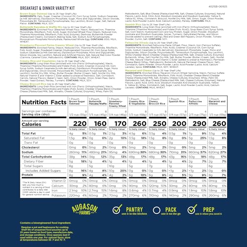 Image of Augason Farms Breakfast and Dinner Variety Pail Emergency Food Supply Everyday