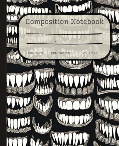 Composition Notebook 120 Pages College Ruled 7.5