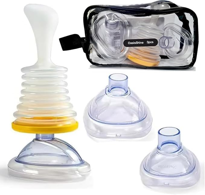 Portable suction aid kit home first aid tool for quick and effective removal of foreign objects soft