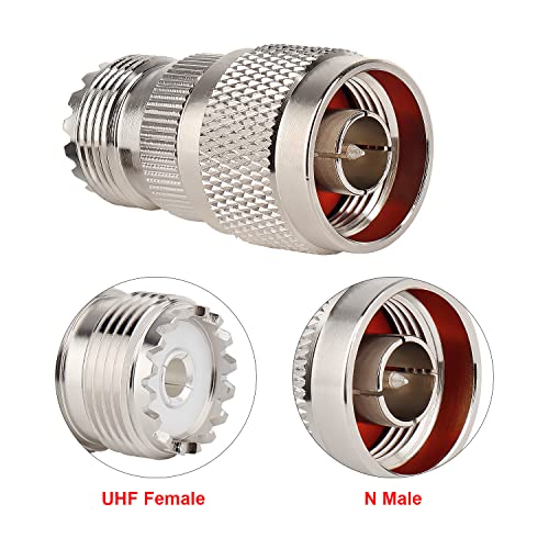 Adaptador XRDS N Macho a UHF Hembra Pack 2 miniatura 3