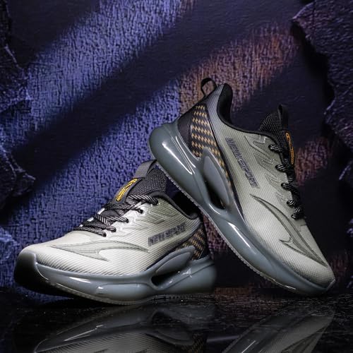 Image of ASIAN Quantum-27 Men's Sports Running Shoes with See-Through Air Sole, Memory Foam Comfort, Breathable Knit Upper & Stylish Athletic Performance Design