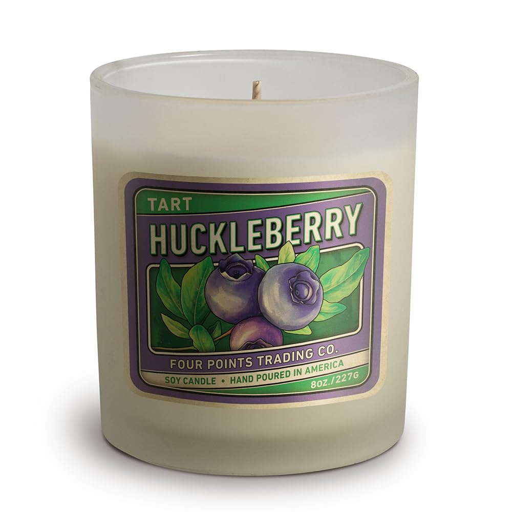 I'm Your Huckleberry - Vela aromática de aromaterapia de soja con frasco de 8 onzas