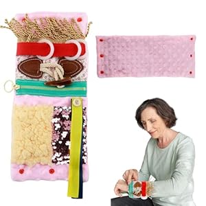 Fidget-polsmanchet, sensorisch speelgoed, fidget-speelgoed voor dementie, voor ouderen, angst-mouwen, geschenken en activiteiten voor senioren met Alzheimer of dementie, sensorisch fidget-speelgoed