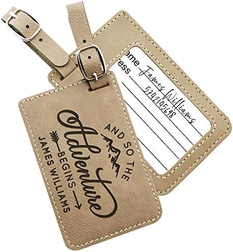 Personalized Passport Holder w Name and Quote - Custom Engraved Leather Passport Cover for Women and Men - Christmas Gifts for Travelers, Christmas, Honeymoon, Travel Gifts | Eat Well Travel Often