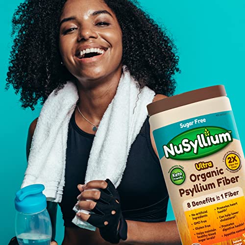 Nusyllium 57542NUS Ultra Psyllium Husk Powder, Usda Organic, 10.7 Oz, Sugar Free Keto-Friendly Fiber Supplement thumb #2