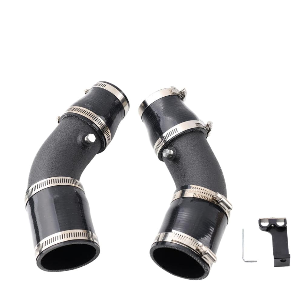 Turbo Intake Charge Pipe and Cooling Hose Kit Compatible with 2012 2013–2018 M5 M6 F10 F06 F12 F13 S63 V8 4.4L Turbocharged