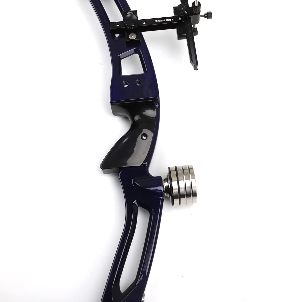 ACCMOS Tiro con L'Arco Arco Stabilizzatore Peso Contrappeso Kit Barra di Bilanciamento Peso 1.34oz/3.74oz/11.05oz in Acciaio Inox Ammortizzatore per Arco Compound Arco Ricurvo