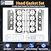 5.7L HEMI MDS Lifters Camshaft Timing Chain Kit & Head Gasket Oil Pan Set Fit For Chrysler Aspen Jeep Commander Grand Cherokee Dodge Durango Ram 1500 V8 5.7L 2009-2015 HS26423PT 53021726AD 53022372AA