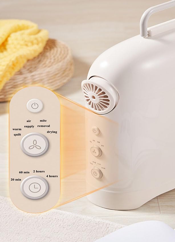 MegLob Draagbare Wasdroger, 4 in 1 Droger, Mini-Kledingdroger Voor Appartement/Slaapzaal/Camper, Compacte Quiltdroger, Zakdrooger, Multifunctionele Kledingdroger, Afstel Van Vier Versnellingen - Image 4