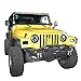 Jeep Wrangler TJ Front Bumper with Winch Plate & LED Lights Compatible with Jeep Wrangler TJ 1997-2006