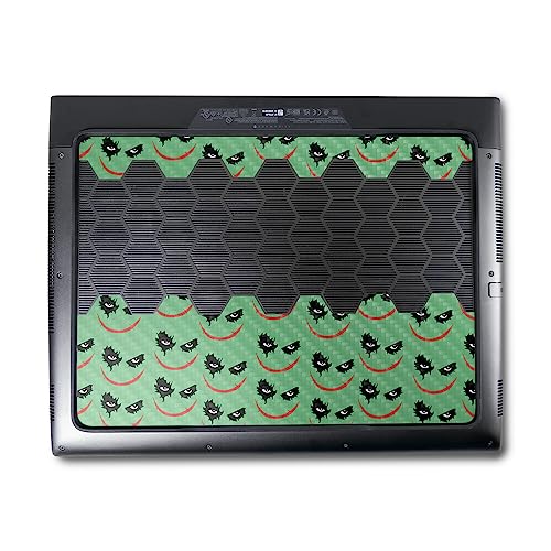Image of MightySkins Carbon Fiber Skin Compatible With Alienware M18 R1 (2023) Full Wrap Kit - Why So Serious | Protective, Durable Textured Carbon Fiber Finish | Easy To Apply & Change Style | Made in the USA