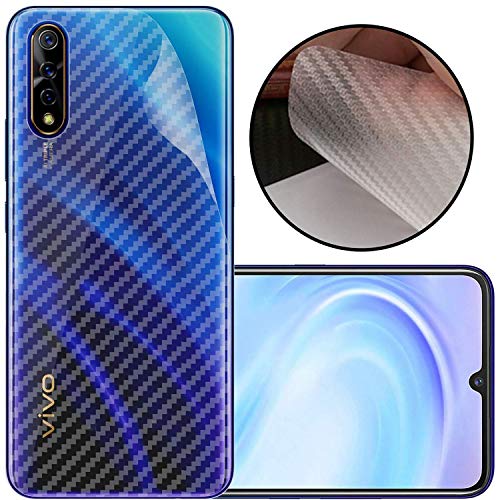Image of Compatible with Vivo S1 Back Screen Protective Film Carbon Fiber Skin Transparent Screen Guard Sticker