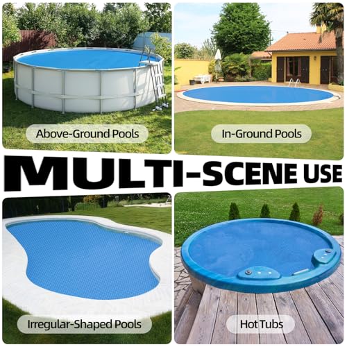 Cobertor Solar Redondo para Piscina 6 ft miniatura 6