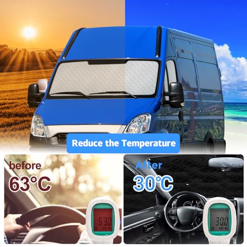 Protector de parabrisas Iveco Daily 1999-2014 con oclusión total 3