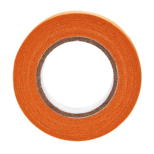 Image of uxcell 6Pcs 25mm 1 inch Wide 20m 21 Yards Masking Tape Painters Tape Rolls Orange