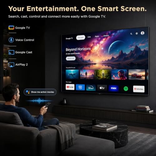 TCL 55-Inch Designer Series QD-Mini LED TV, 4K Google Smart TV, 55A400U - image 9