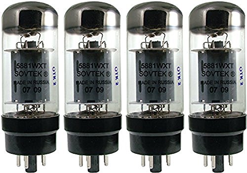 Sovtek 5881WXT / 6L6WGC Power Platinum Vacuum Tube - Matched Quad