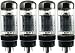 Sovtek 5881WXT / 6L6WGC Vacuum Tube, Matched Quad