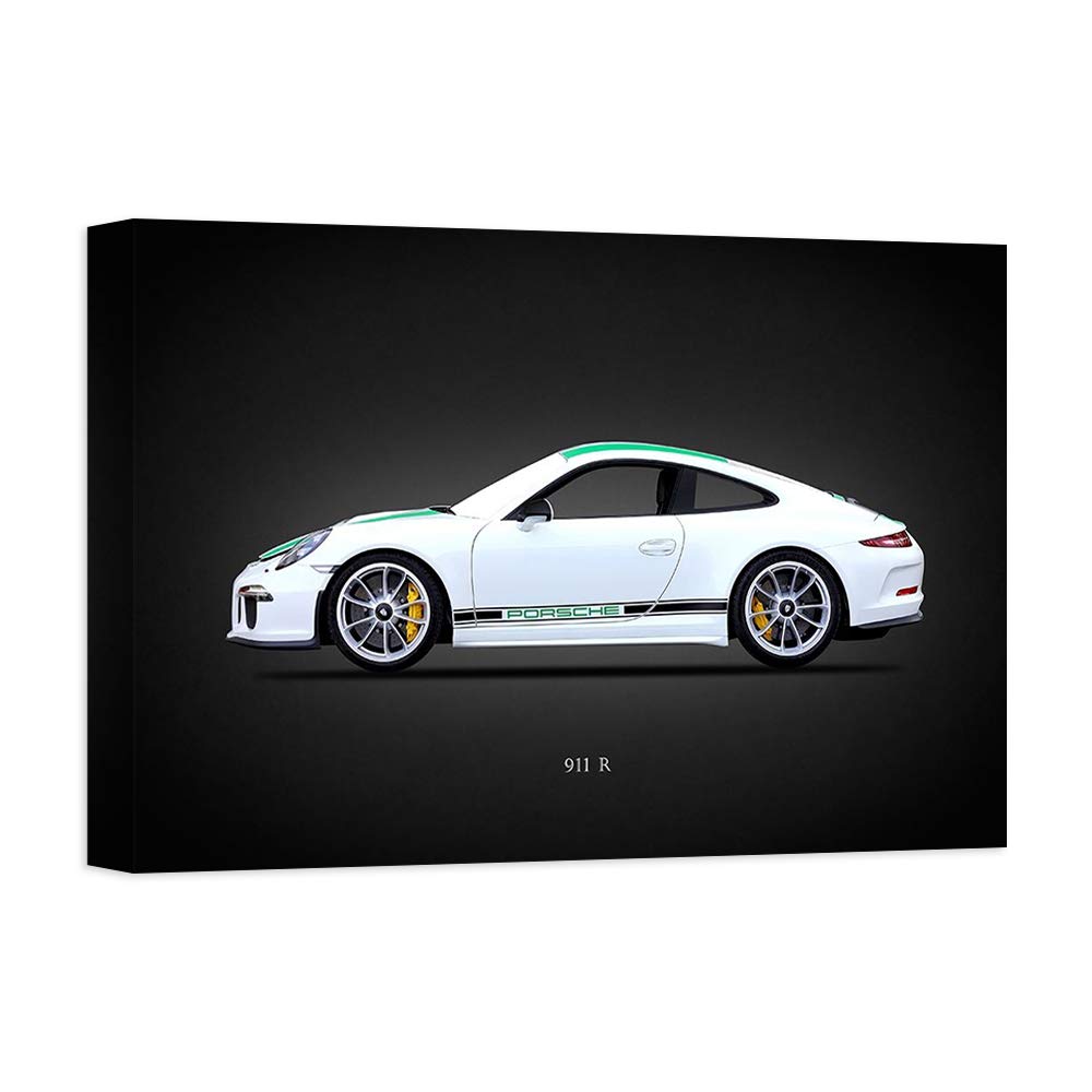 Toile Porsche 911R Type991 2016 Impression d'Art Haut de Gamme