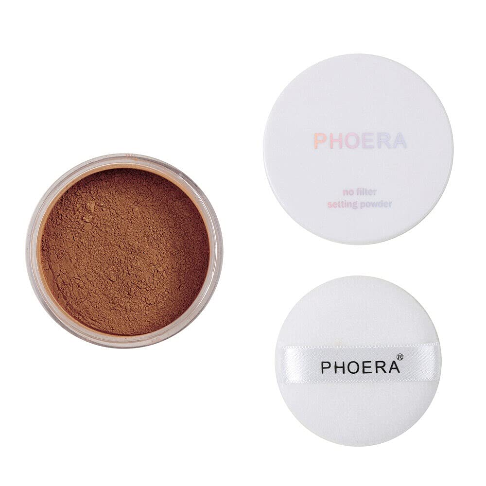 AQUAPURITY, PHOERA Loose Makeup Setting Matte Face Powder + Puff