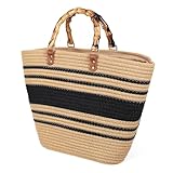 COLLBATH Bolso De Bolso Bandolera Playero De Lona ​​ De Mano De Mano Tejido De Crochet De Verano Playero Moderno