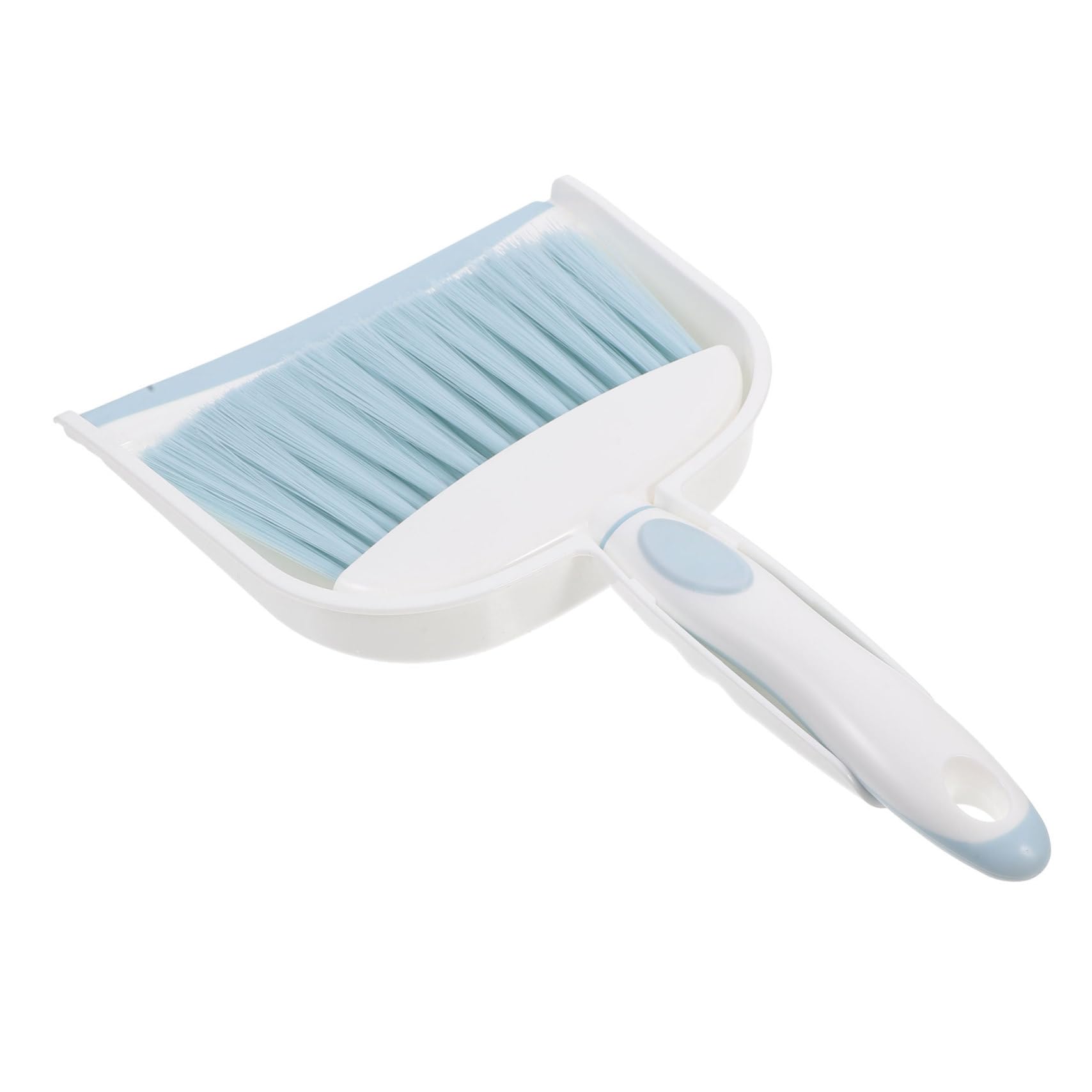 Healeved Mini Dustpan and Brush Set Hand Broom for Desk Sofa Small Broom and Dustpan Set Portable Dust Pan and Brush Blue Enhanced Cleanliness