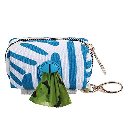 Image of Dog Poop Bag Holder,Pet Waste Bag Dispenser Durable,Portable,Metal Zipper Suitable For Any Leash