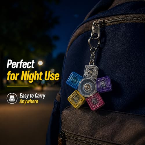 Image of Keyboard Keychain for Stress Relief, Keyboard Keychain Keyboards Spinner Decompression Button Finger Clicker Toys Sensory Fun Toys Button Stress Relief Gifts to Relieve Stress for Adults