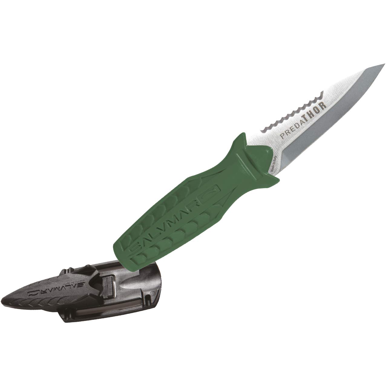 SALVIMAR Unisex-Adult Predathor Knife, Acid Green, 70mm