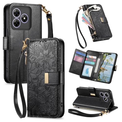 �X�}�z�P�[�X �Ή��@�� for Blackview Wave 8 / Wave 8C �X�g���b�v�y�W�b�p�[�E�H���b�g�z�y�f���A���J�[�h�z���_�[�z�y�t���b�v�X�^���h�z�y�}�O�l�b�g�o�b�N���z�X�}�[�g�t�H���P�[�X Black