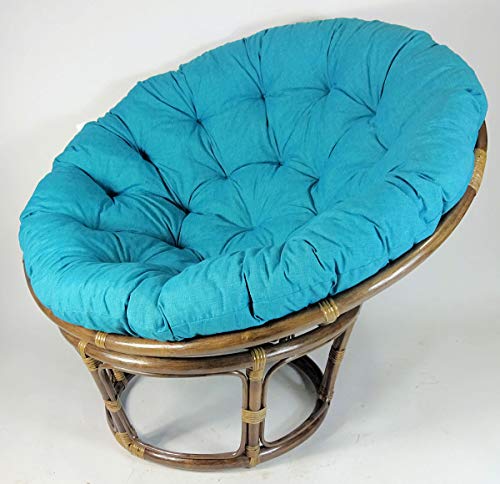 Rattan Papasansessel,Papasan Durchmesser 110 cm, Fb. Dunkelbraun,...
