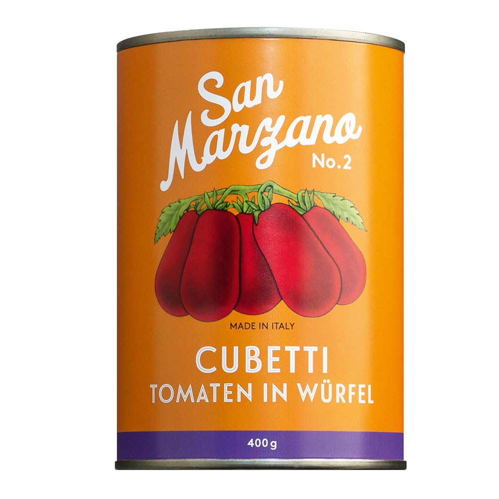 Viani Italienische gewürfelte Tomaten San Marzano No. 2 Cubetti Terroir Tomatensauce