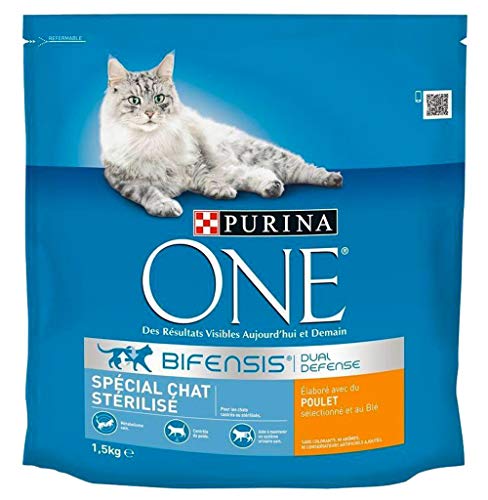Purina One - crocchette speciali per gatti adulti sterilizzati, 6 pezzi