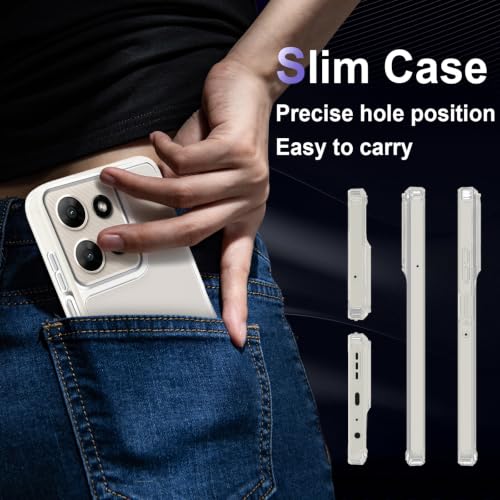Image of Case for Motorola Moto G Power 5G 2026 /2025, Military Grade Drop Protection Phone Case, Yellowing Resistant, Anti-Scratch Hard PC Back, Shockproof Hard Ultra-Thin Protective Cover, Clear