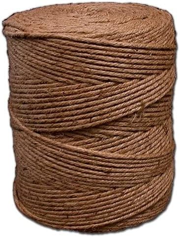 T.W Evans Cordage 13-415 4 Poly 72 Jute Twine 10-Pound Tube