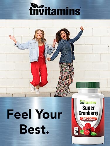 Tnvitamins AB6570 Cranberry Pills For Women & Men (30,000 Mg X 90 Capsules) | Supports Urinary Tract Health* | Cranberry Concentrate Supplement | Bladder & Kidney Support* thumb #3