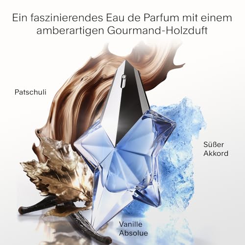 MUGLER Angel Eau de Parfum Nachfüllflakon, Damen-Parfum, Amberartiger Gourmand-Duft, Faszinierendes Duftspray, 100 ml Refill 2