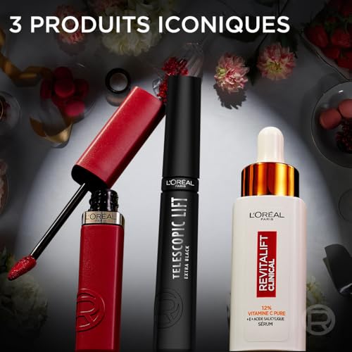 Coffret Cadeau Sérum Vitamine C Mascara Telescopic Lift À Lèvres Liquide - vue 5