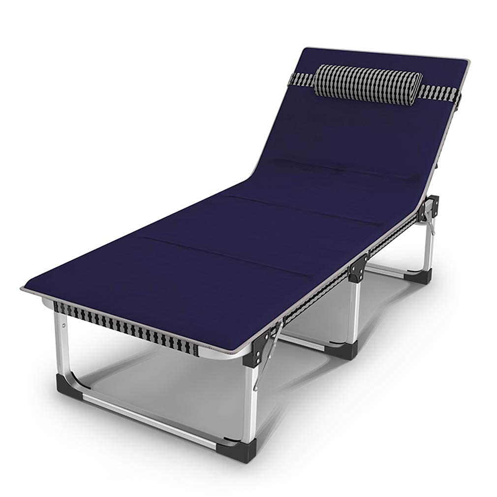 Chaise longue inclinable pliante aluminium meuble de jardin dossier réglable