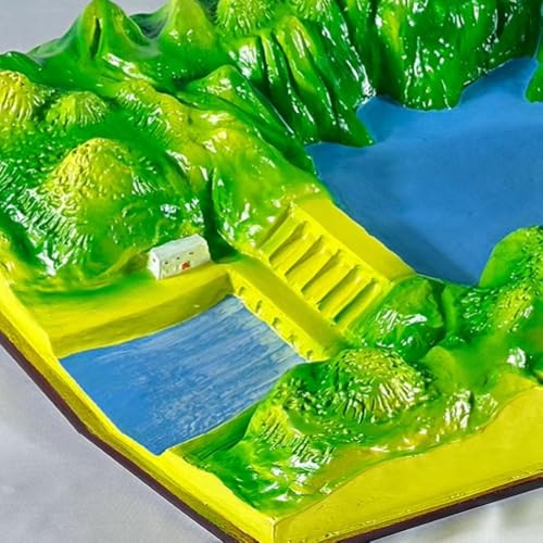 Modèle d'enseignement de la géologie avec simulation hydroélectrique