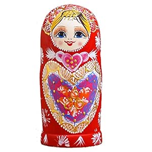 LYLY Russische nestpoppen 10 traditionele matroesjka klassieke collectible poppen cadeau voor thuis kamer decoratie…