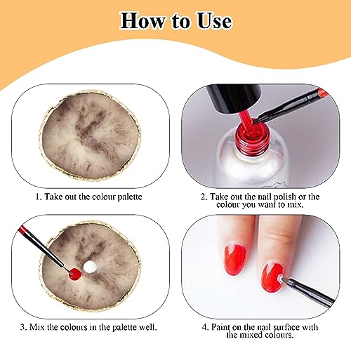 Paletta Nail Art 9.9 x 8.7 cm, Tavolozza per Nail