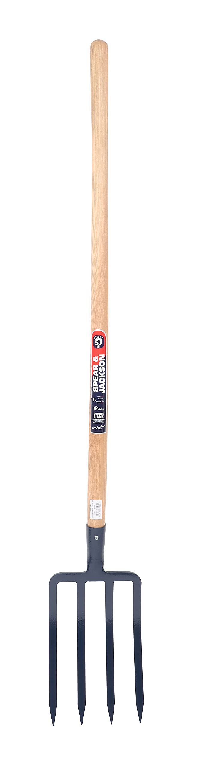 Spear & Jackson 78502 horca para layar con mango (4 dientes 30 cm