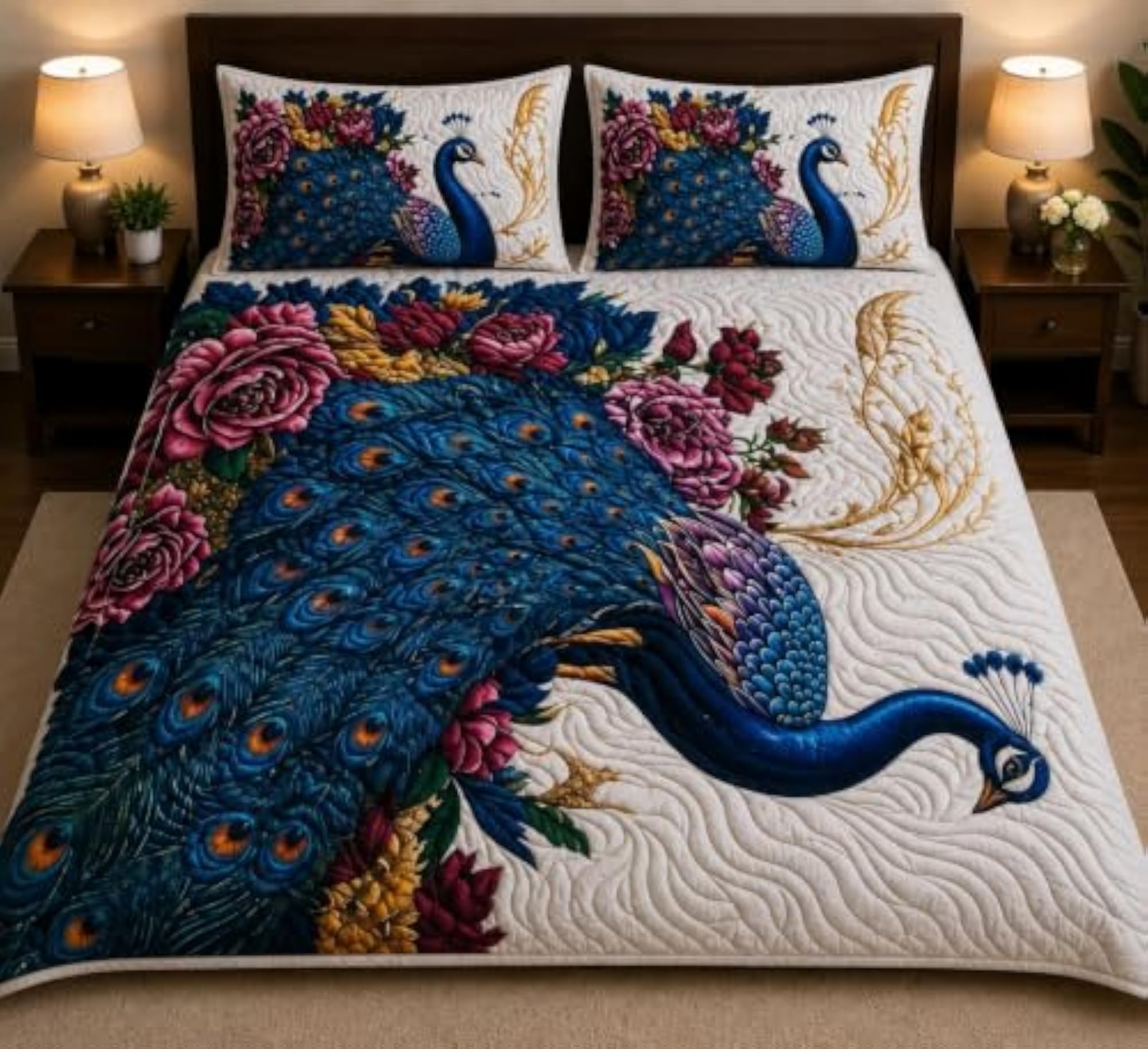 7D Digital Printed Cotton Soft Hand Feel Bedsheet