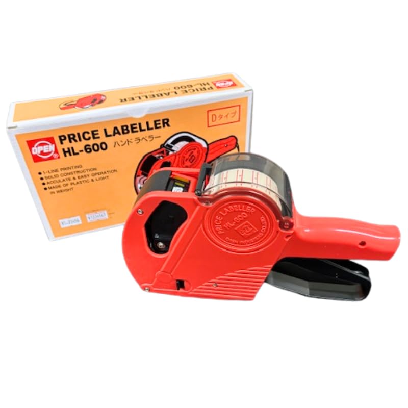 Amazon | ハンドラベラー 本体 HL-600 Dタイプ 8桁 オープン工業
