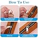 10PCS Zipper Pull, Metal Zipper Pull Replacement Detachable Tabs Repair Kit for Luggage Clothing Backpacks Boots and Jackets Black+Silver