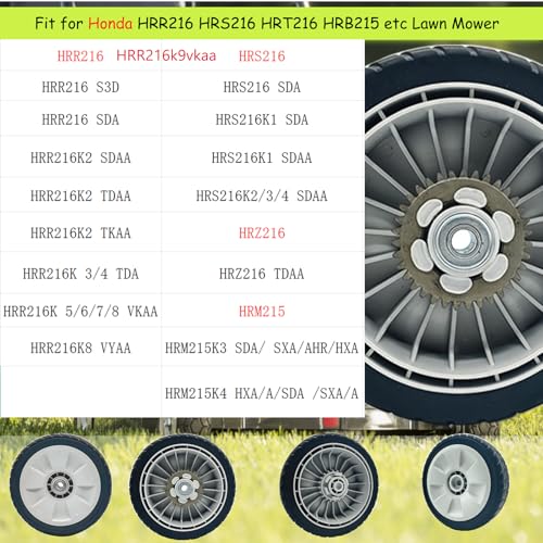 Lawn Mower Wheels - Compatibility Chart